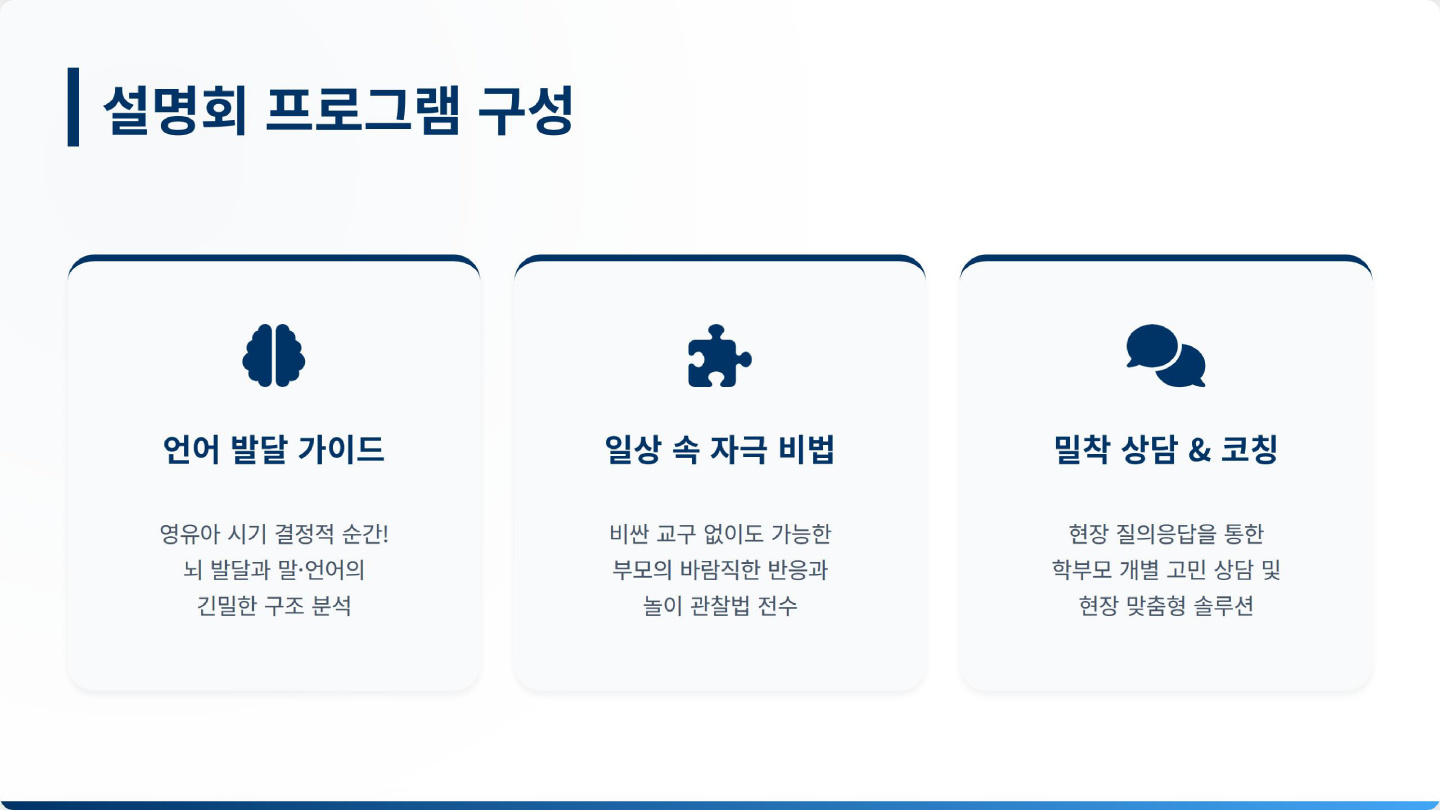 [무료] 이번 주 토요일, 우리 아이 말문 열기 설명회 (in 일산) 이미지 3